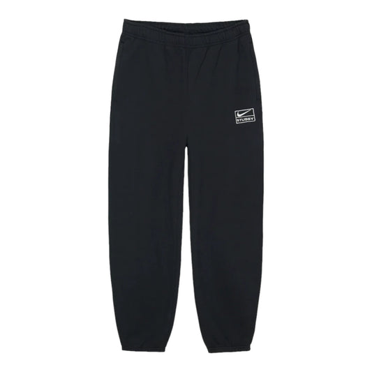 Nike x Stussy Stone Washed Fleece-Jogginghose Schwarz (FW23)