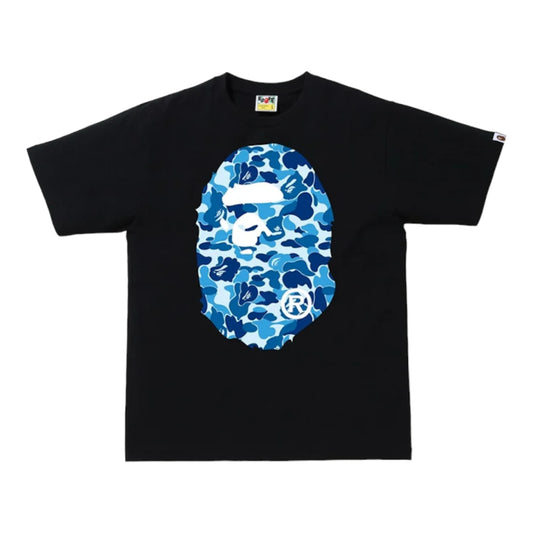 BAPE – ABC – T-Shirt mit großem Affenkopf in Camo