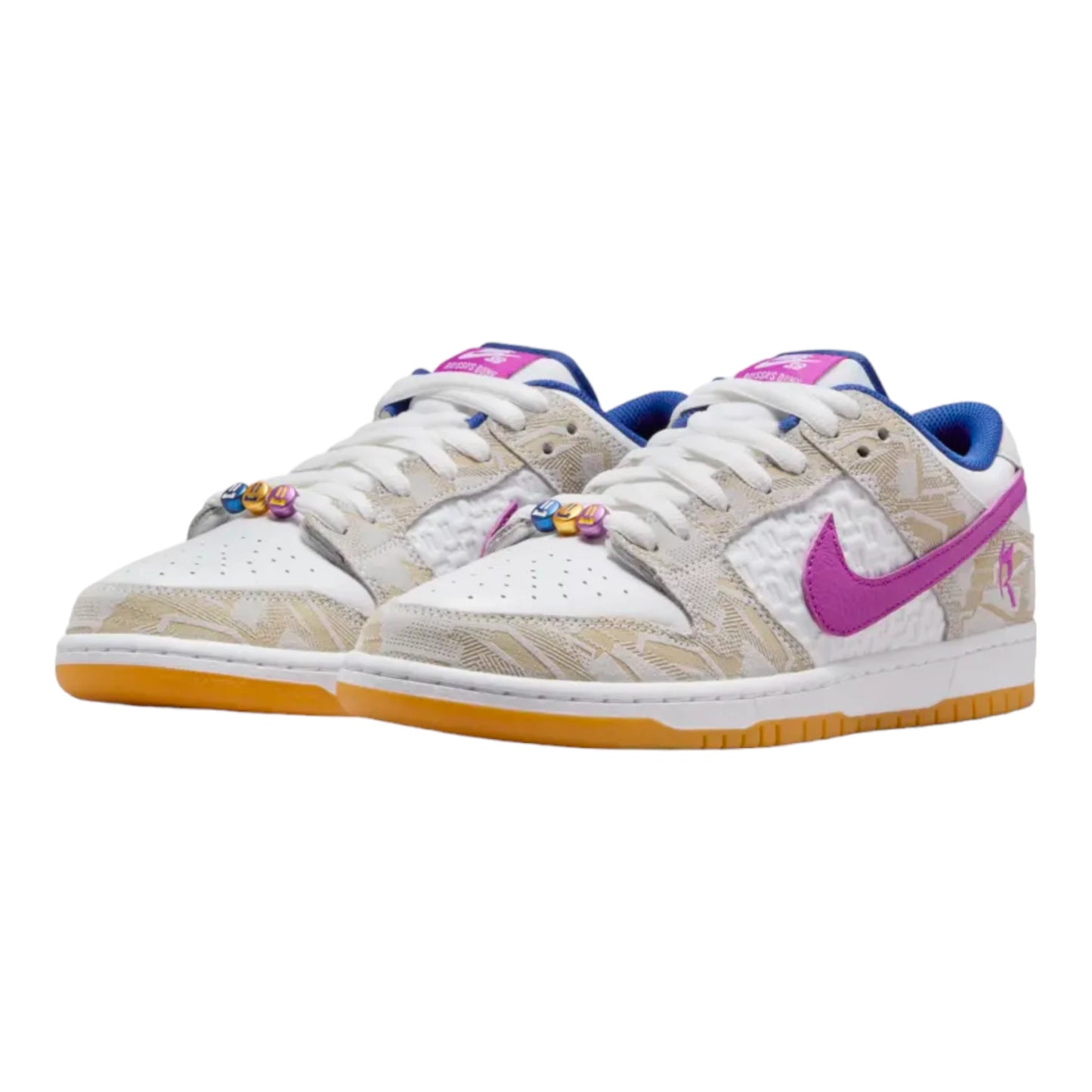 Nike SB Dunk Low Pure Platinum and Vivid Purple "Rayssa Leal" -  FZ5251-001