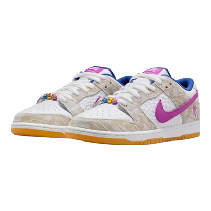 Nike SB Dunk Low Pure Platinum and Vivid Purple "Rayssa Leal" -  FZ5251-001