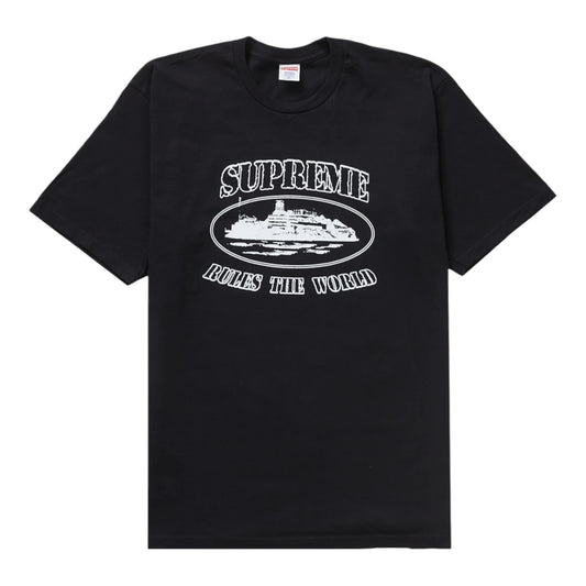 Supreme x Corteiz Rules The World Tee "Black"