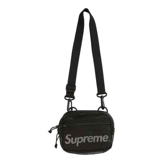 Supreme Leather Shoulder Bag "Black/Red"