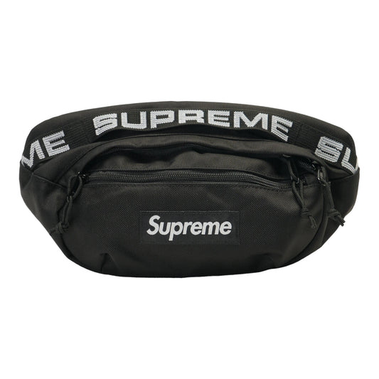 Supreme Leather Shoulder Bag "Black/Red"