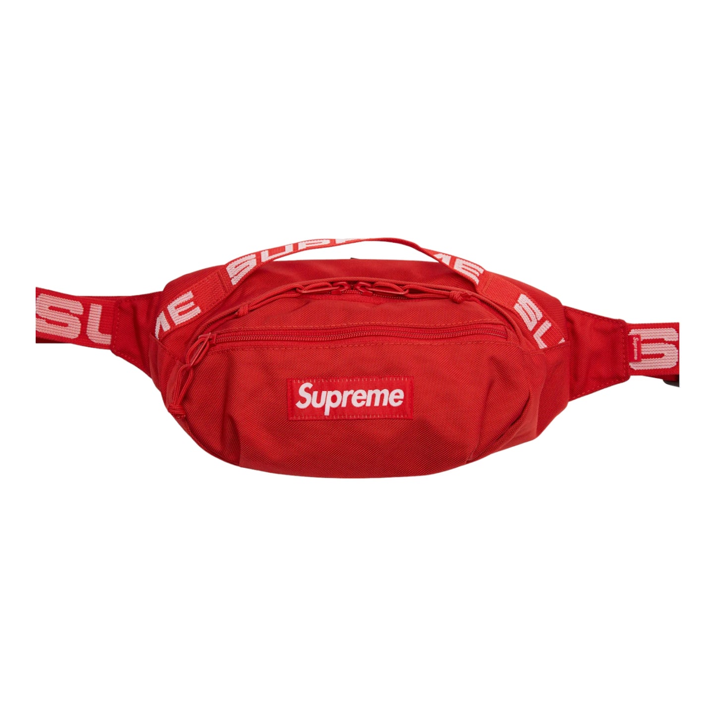 Supreme Leather Shoulder Bag "Black/Red"