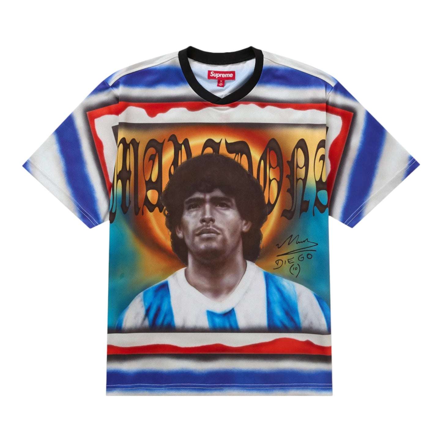 Supreme Maradona Soccer Jersey "Multicolor"