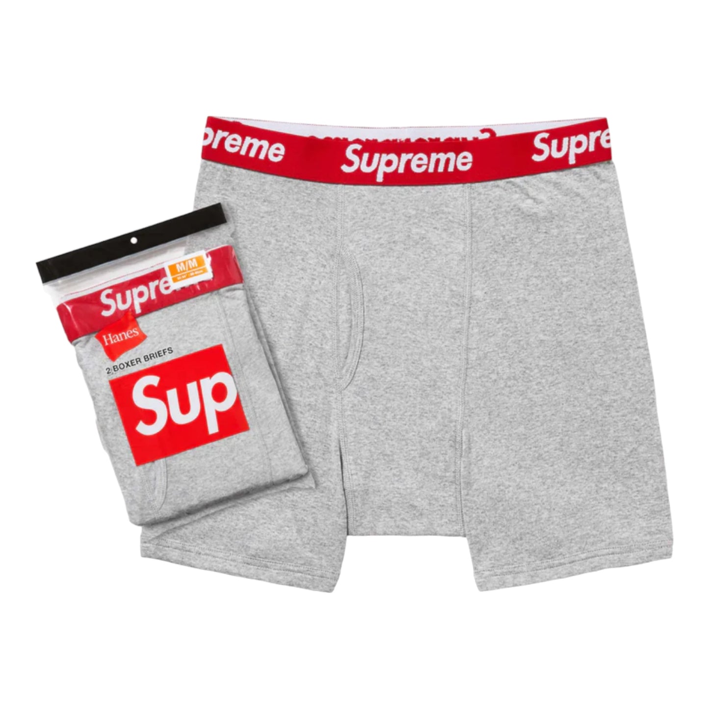 Supreme Boxer Shorts "Black/White/Grey"