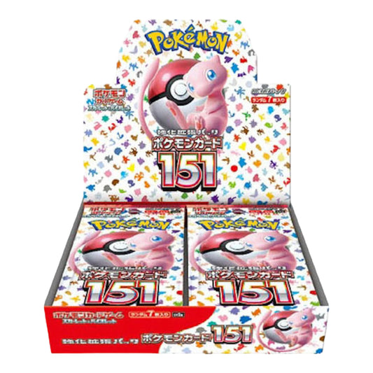 Pokémon-Kartenspiel Scarlet &amp; Violet Enhanced Erweiterungspaket "Pokémon-Karte 151" Box Japan