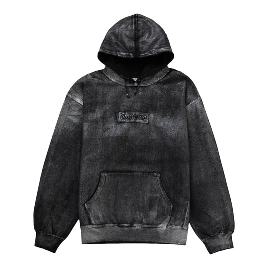 Supreme MM6 Maison Margiela Foil Box Logo Hooded Sweatshirt Black