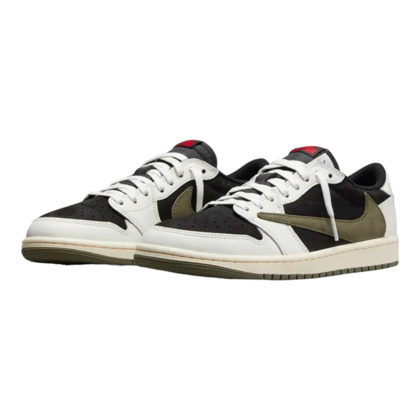 Jordan 1 Retro Low OG SP Travis Scott Olive (Women's) - DZ4137-106