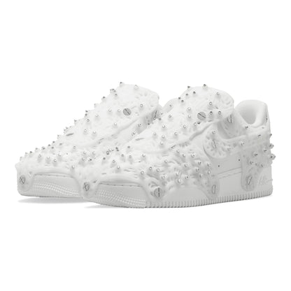 Nike Air Force 1 Low Swarovski Retroreflective Crystals White (Women's) - CV7668-100