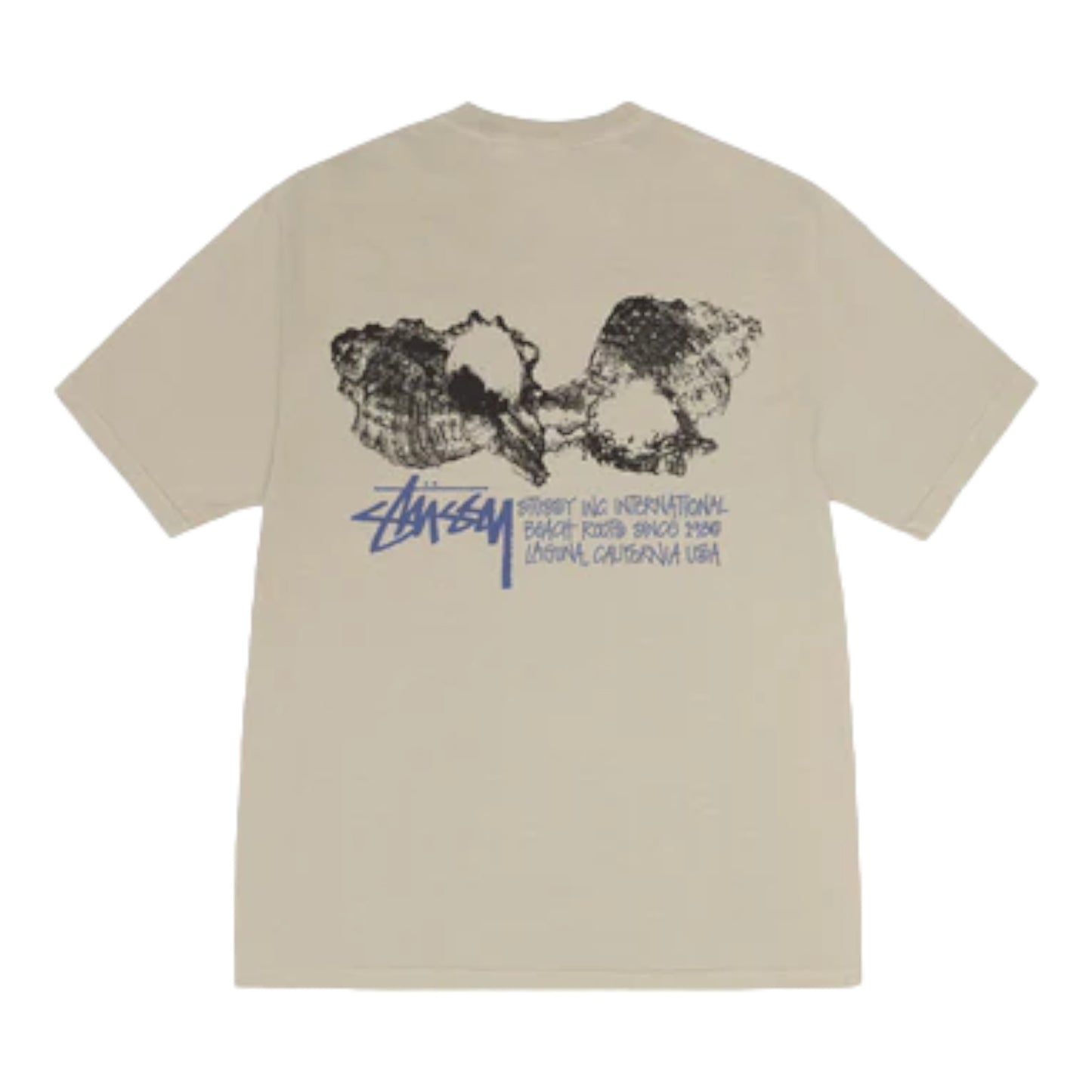 Stussy Shells T-Shirt mit Pigmentfärbung