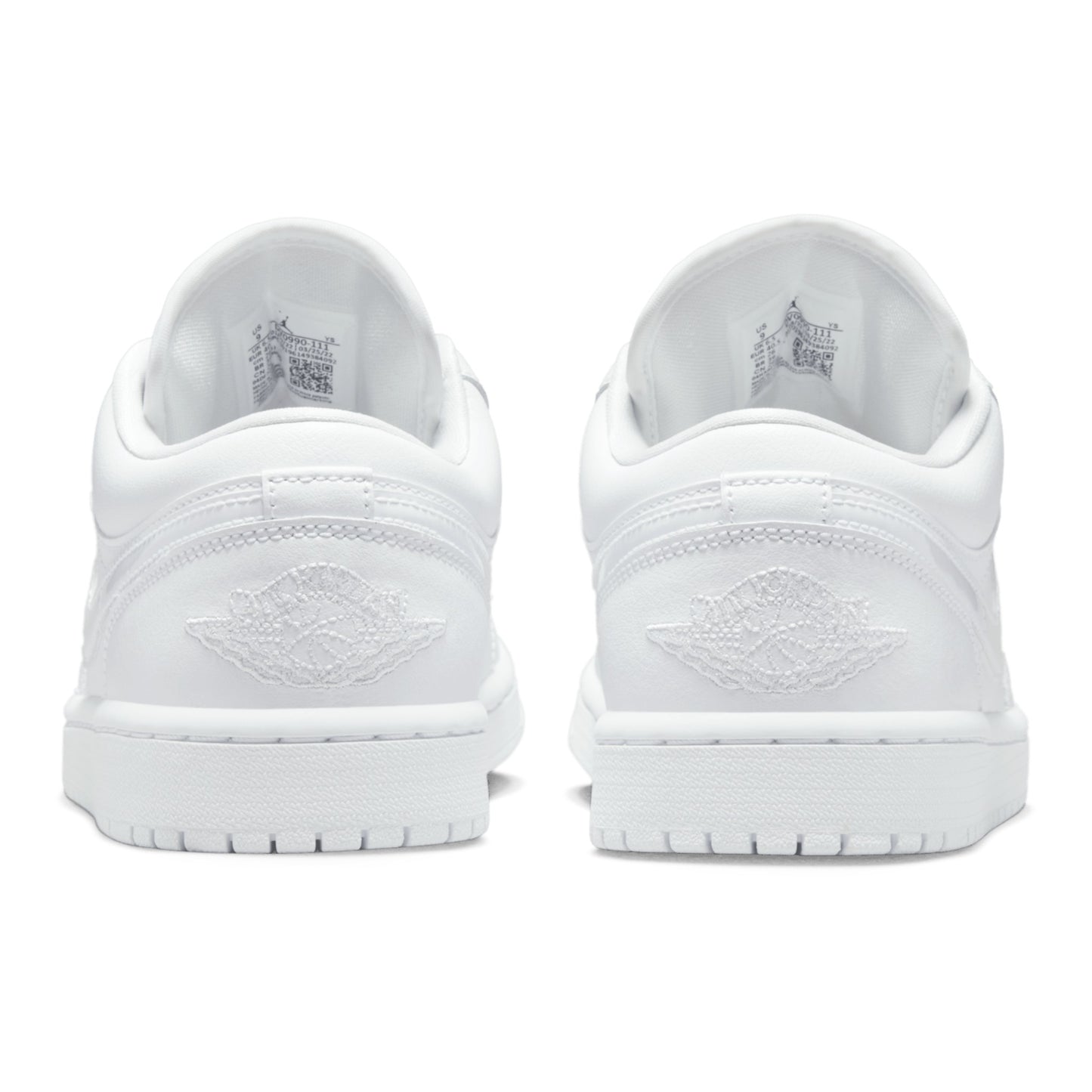 Jordan 1 Low Triple White (2022) (Women's) - DV0990-111