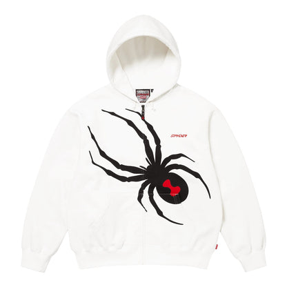 Supreme Spyder – Kapuzenpullover mit Reißverschluss, Schwarz