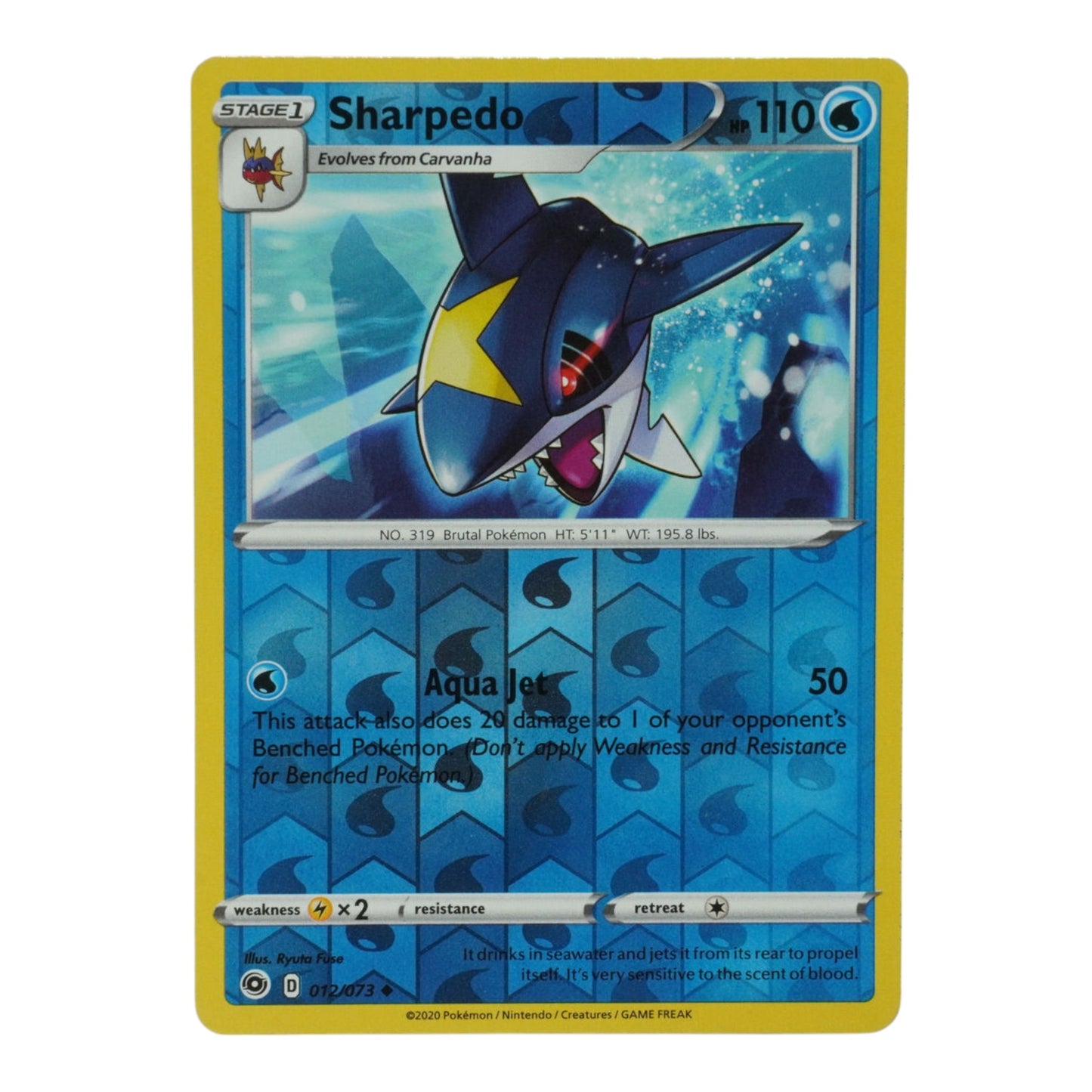 Pokémon Sharpedo [Reverse Holo] #12