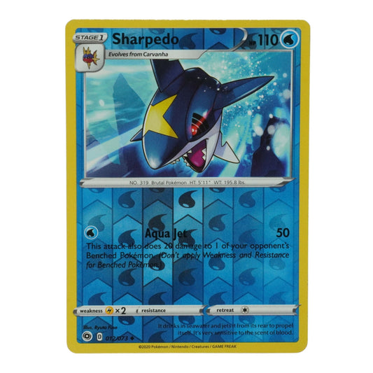 Pokémon Sharpedo [Reverse Holo] #12