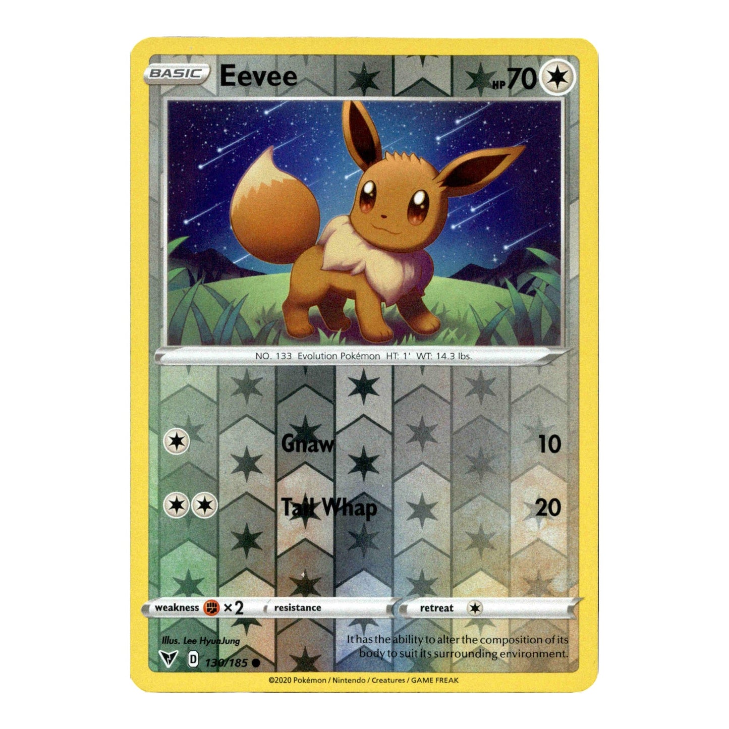 Pokémon Evoli [Reverse Holo] #130