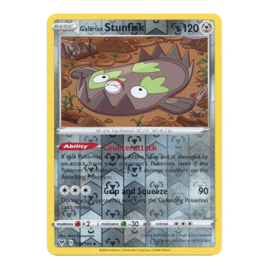 Pokémon Galarian Stunfisk [Reverse Holo] #125