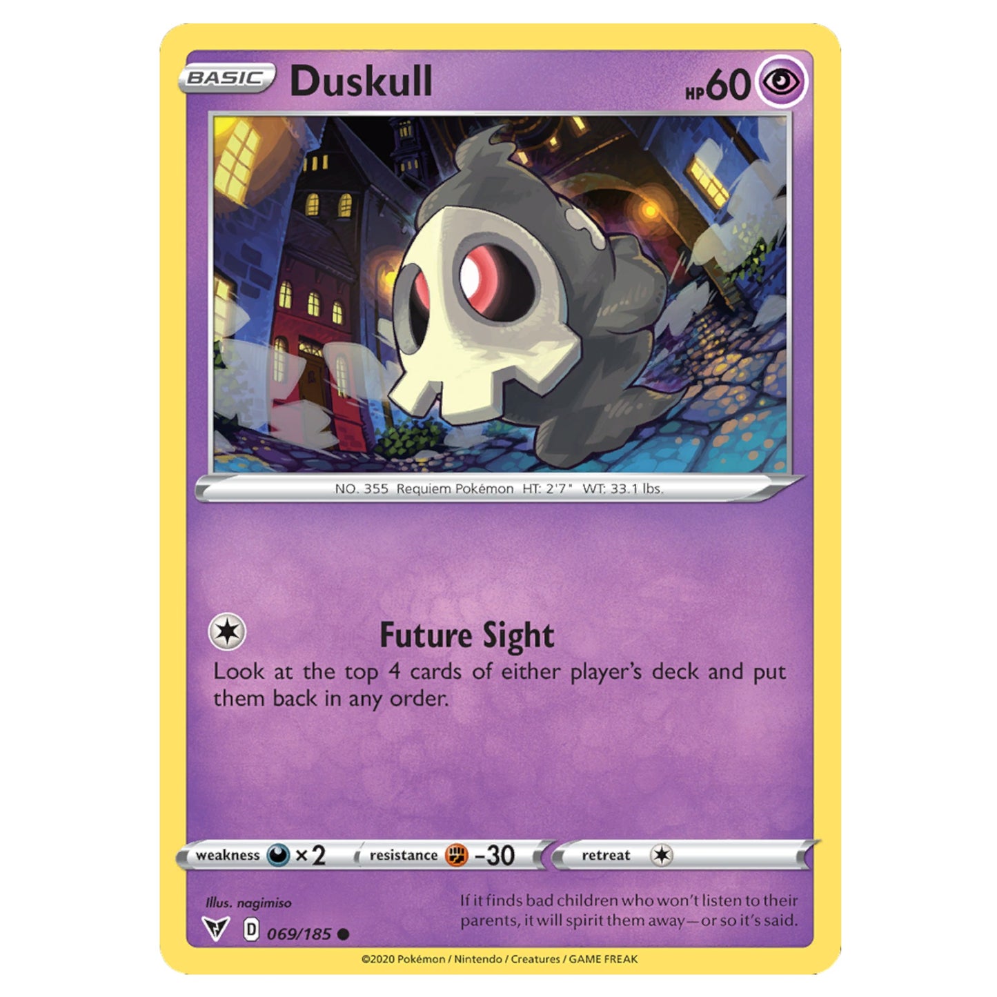 Pokémon Duskull #69