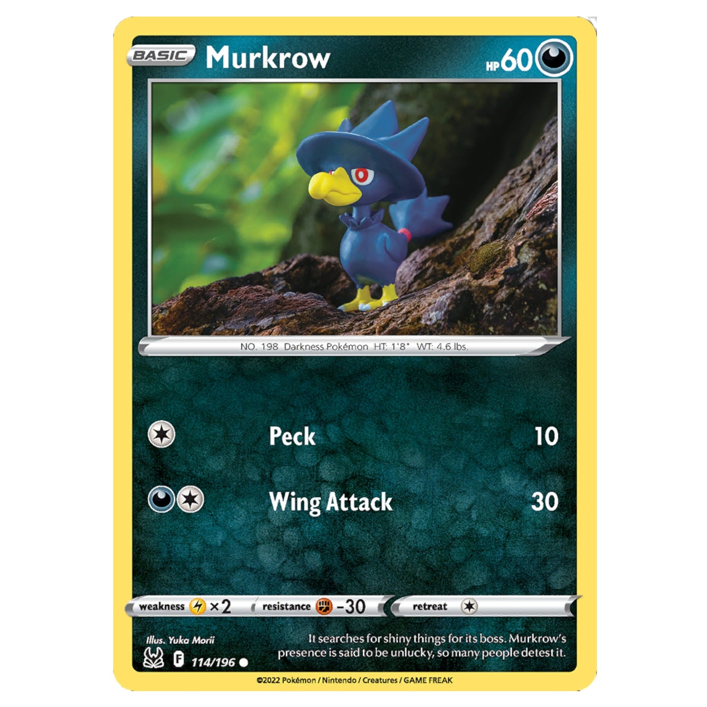 Pokémon Murkrow #114/196