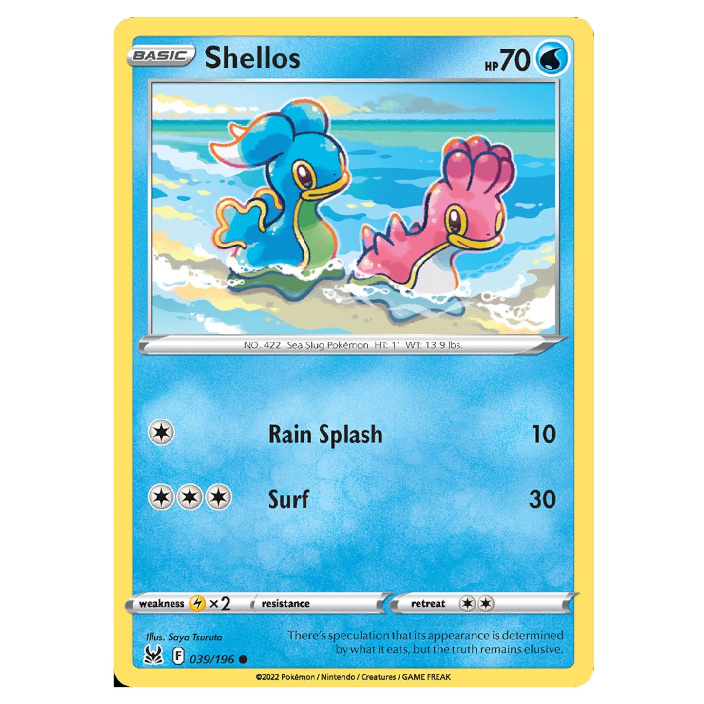 Pokémon Shellos #039/196