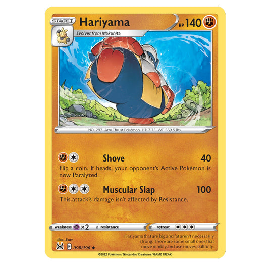 Pokémon Hariyama #098/196