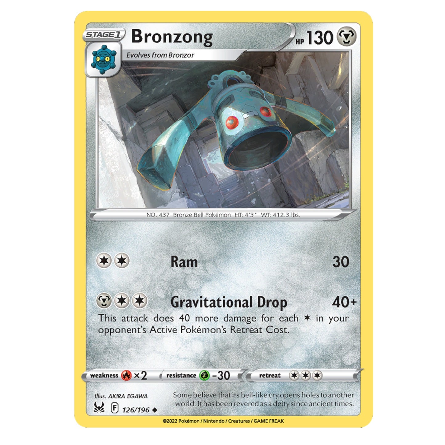 Pokémon Bronzong #126/196