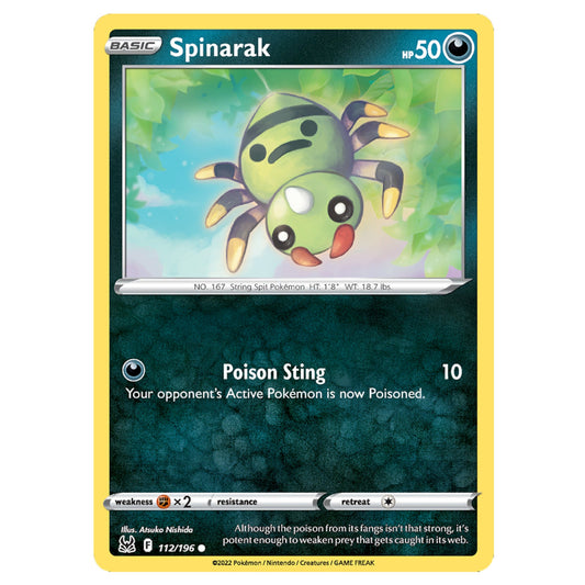 Pokémon Spinarak #112/196