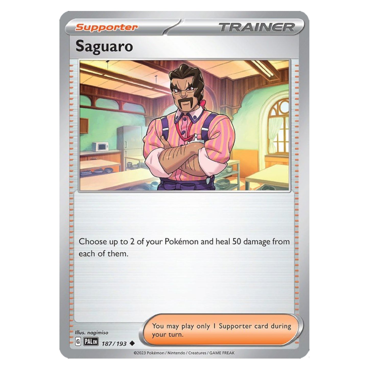 Pokémon Trainer Supporter Saguaro #187/193