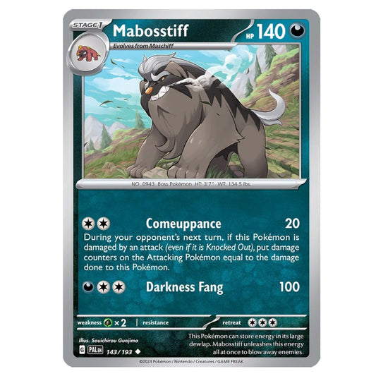 Pokémon Mabosstiff #143/193