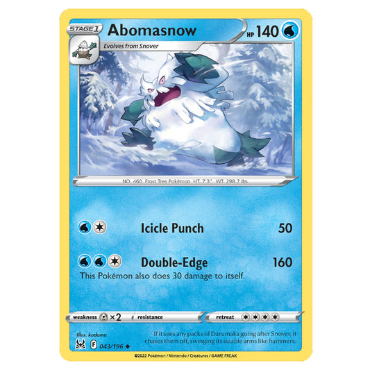 Pokémon Abomasnow #043/196