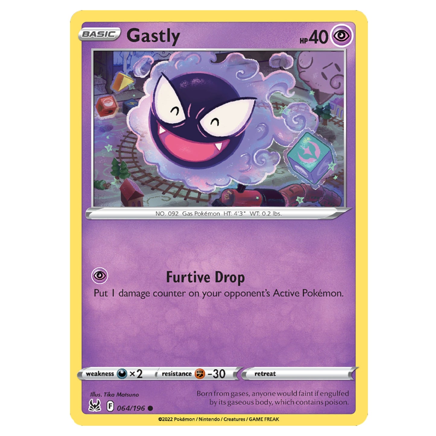 Pokémon Gastly #064/196