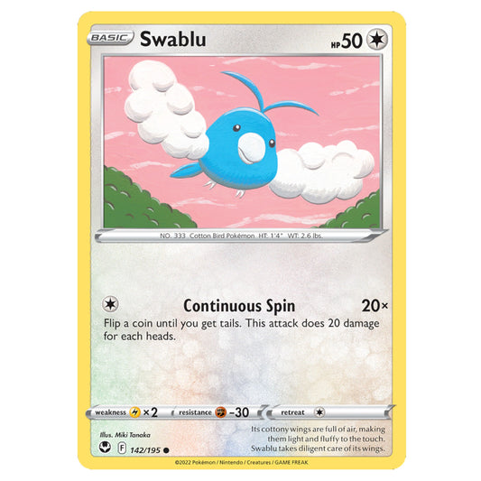 Pokémon Swablu #142/195