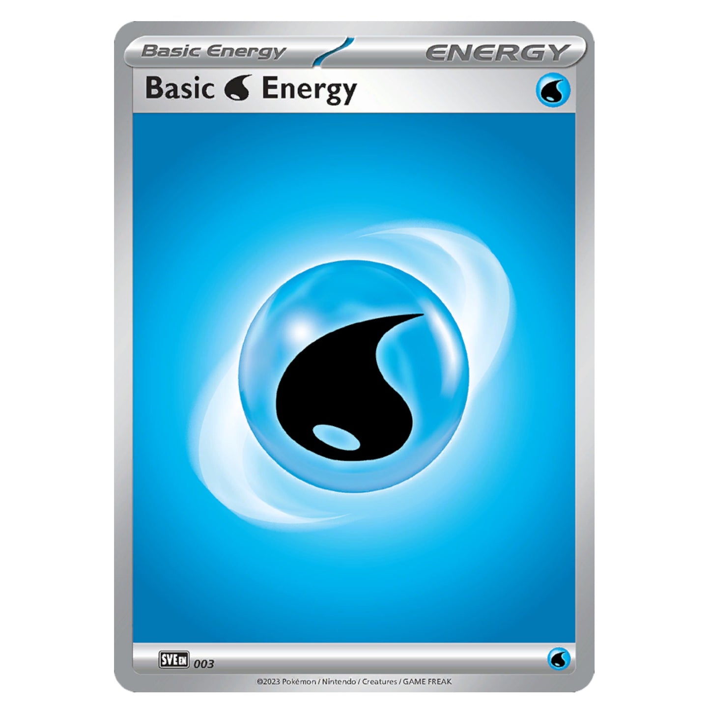 Pokémon Energy Basic Energy Basic Water Energy #003/016