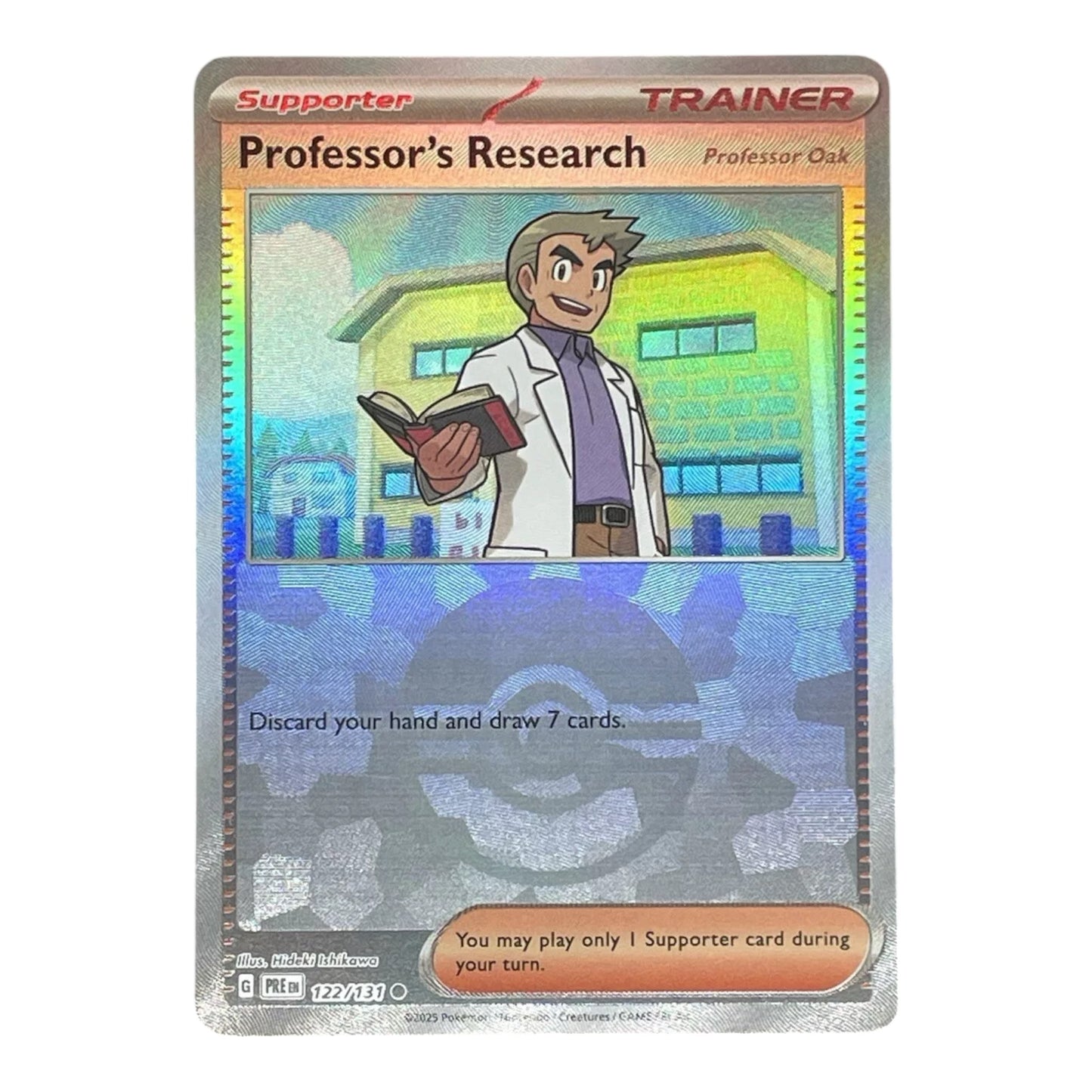 Pokémon Professor's Research Oak [Holo] #122/131