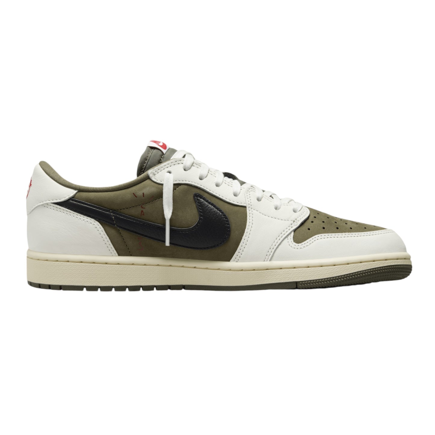 Jordan 1 Retro Low OG SP Travis Scott Mitteloliv