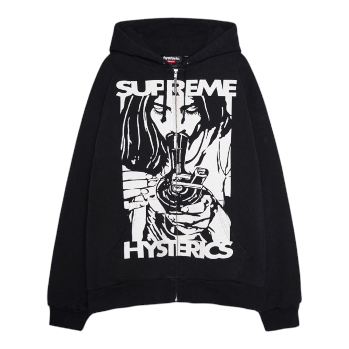 Supreme – Hysteric Glamour – Kapuzensweatshirt mit Thermofutter und Reißverschluss