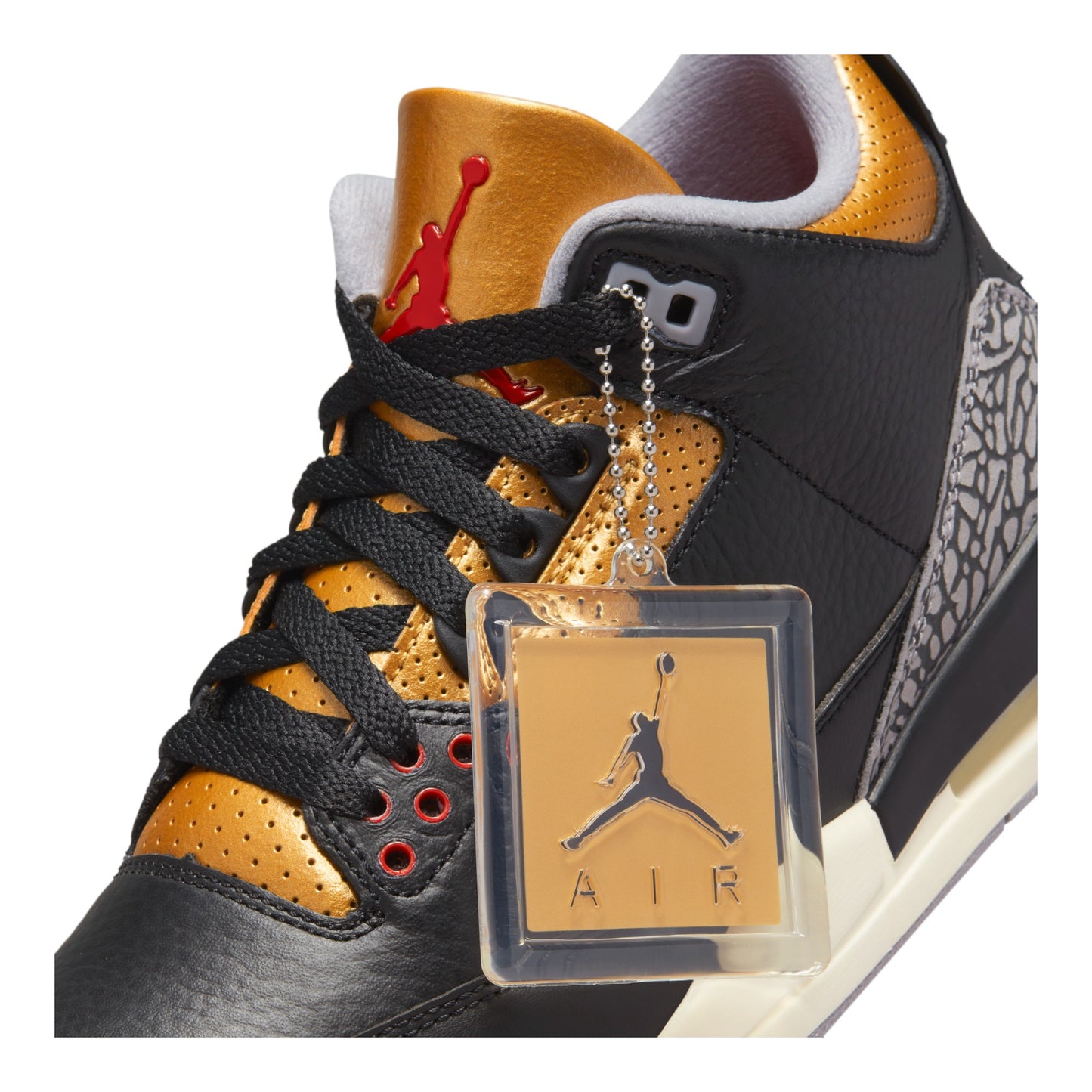 Jordan 3 Retro Black Cement Gold (Damen)