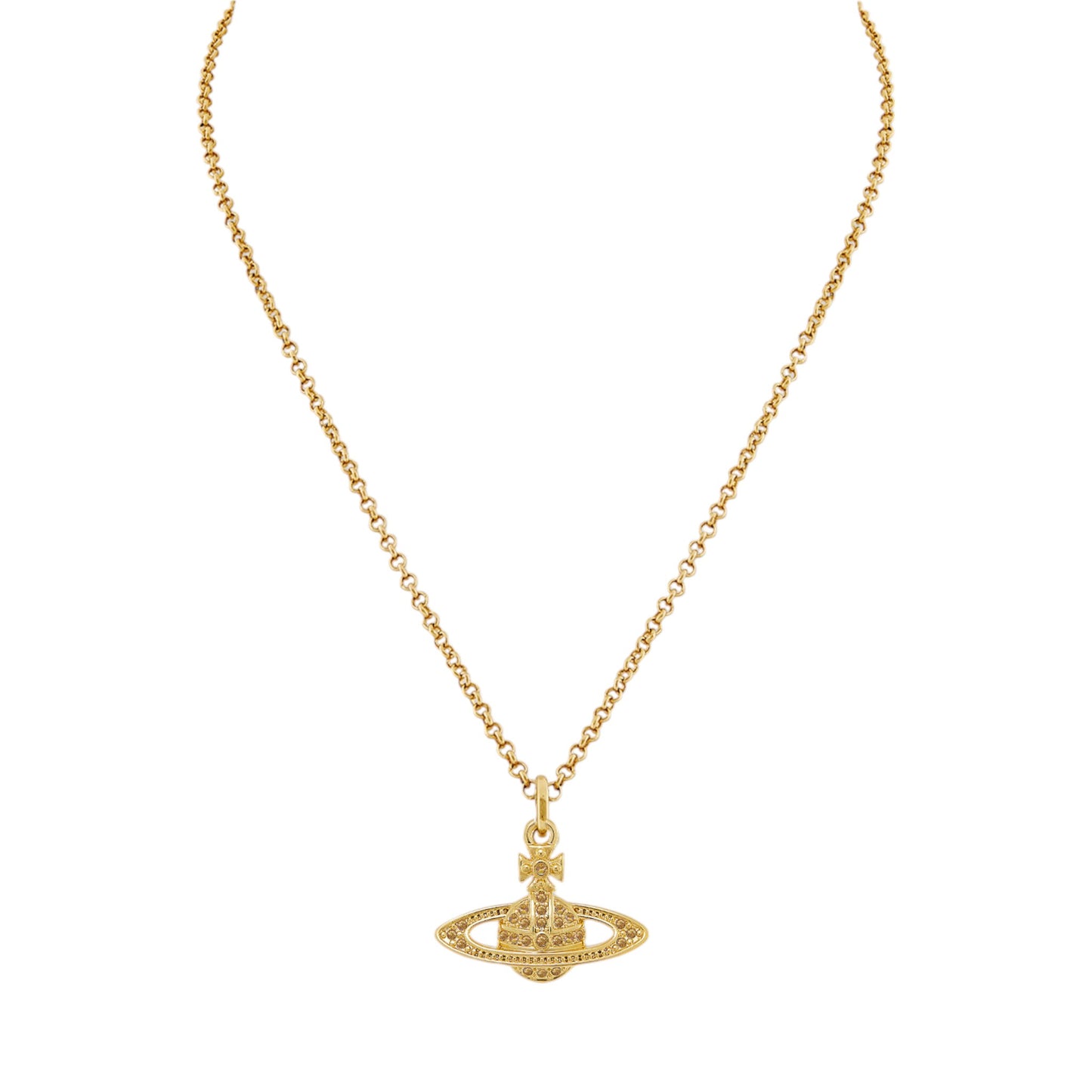 Vivienne Westood Mini Bass Relief Pendant Necklace