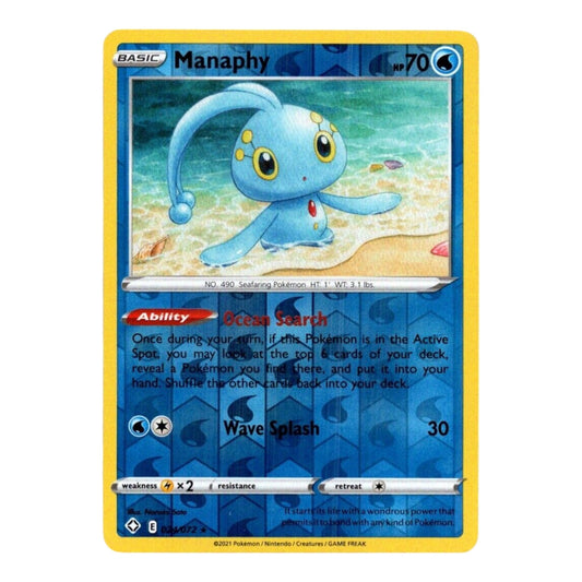 Pokémon Manaphy [Reverse Holo] #024/072