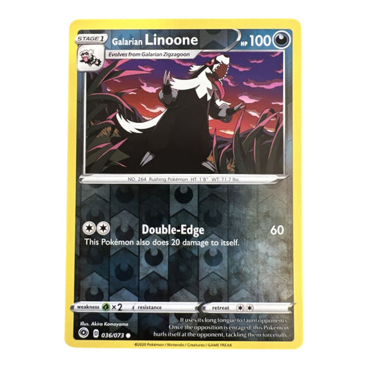 Pokémon Galarian Linoone [Reverse Holo] #36