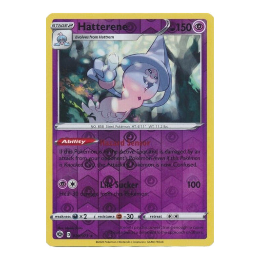 Pokémon Hatterene [Reverse Holo] #20