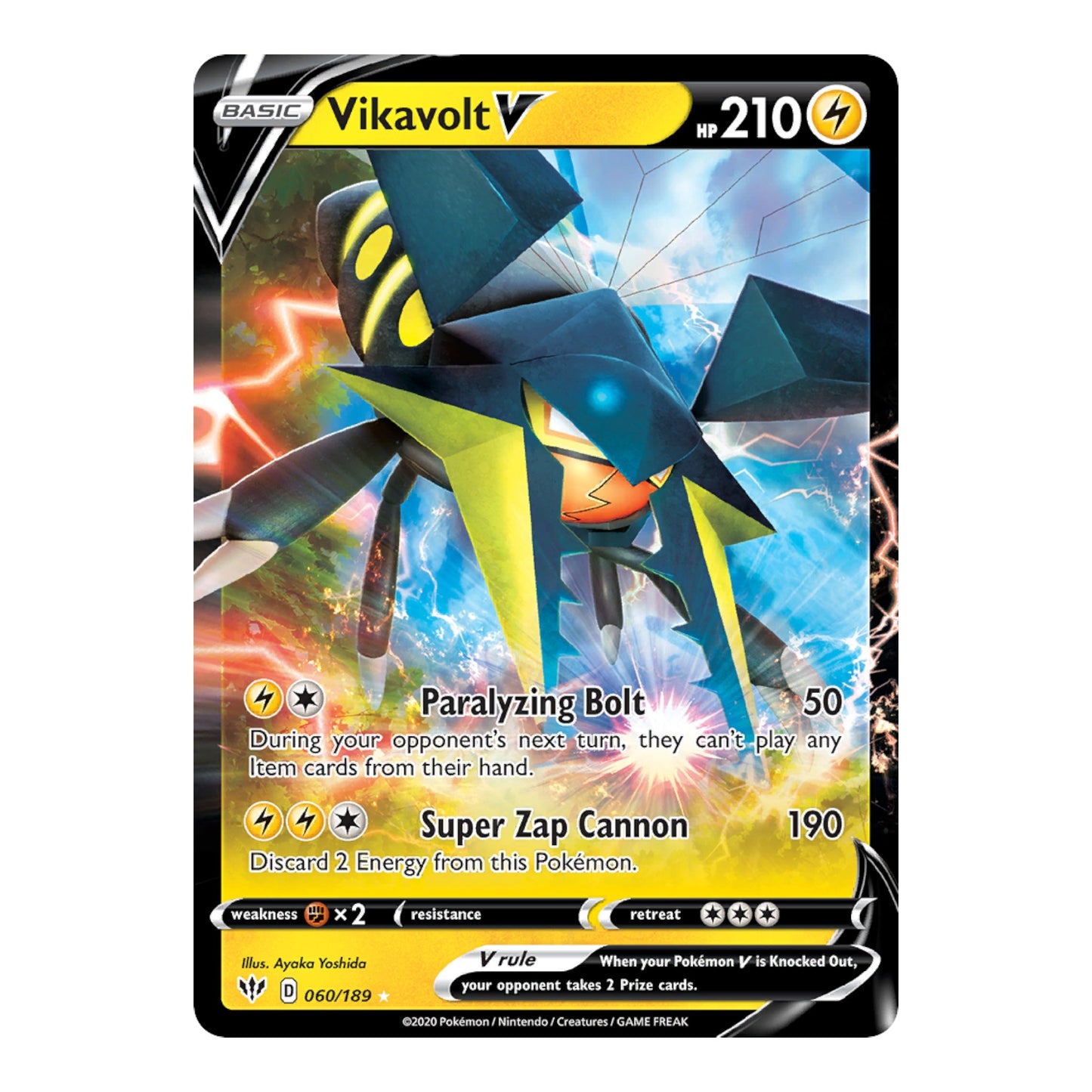 Pokémon Vikavolt V #60