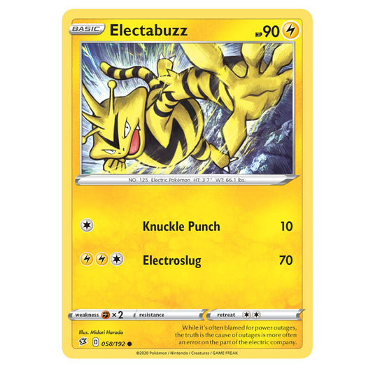 Pokémon Electabuzz #58