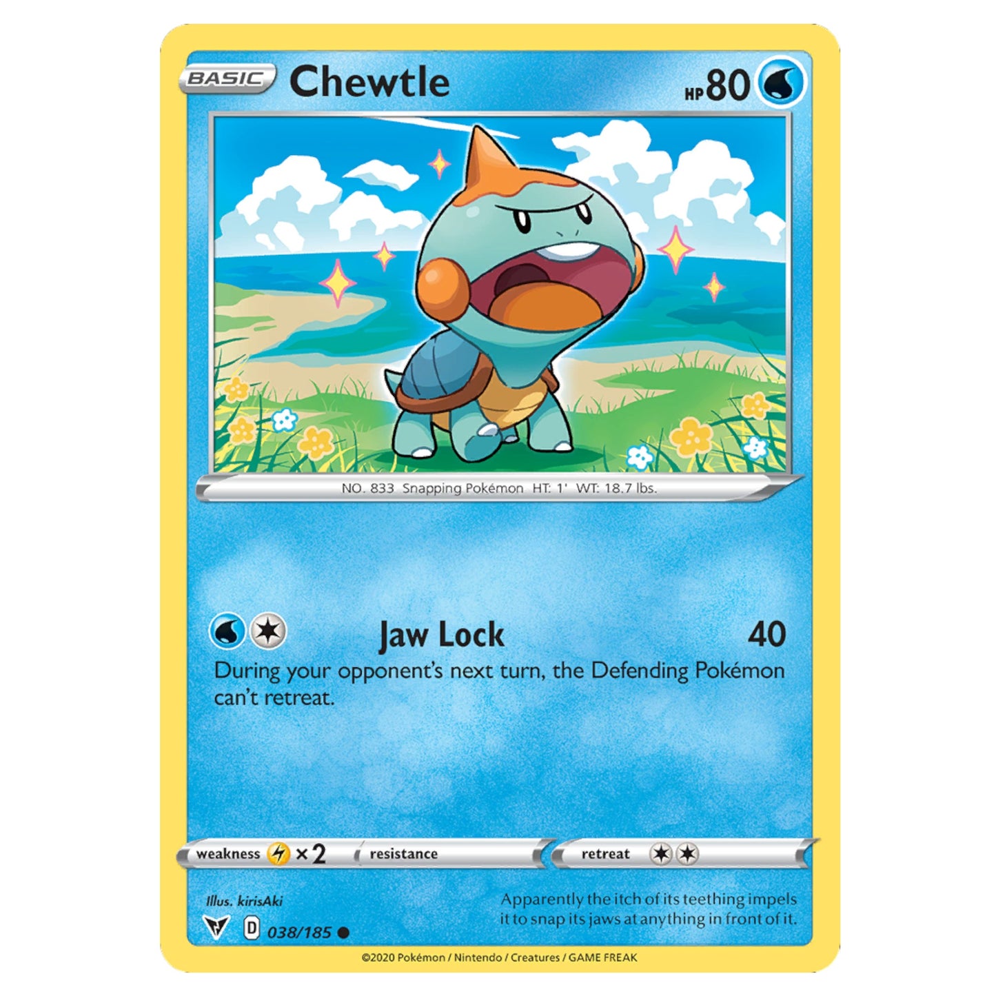 Pokémon Chewtle #038/185