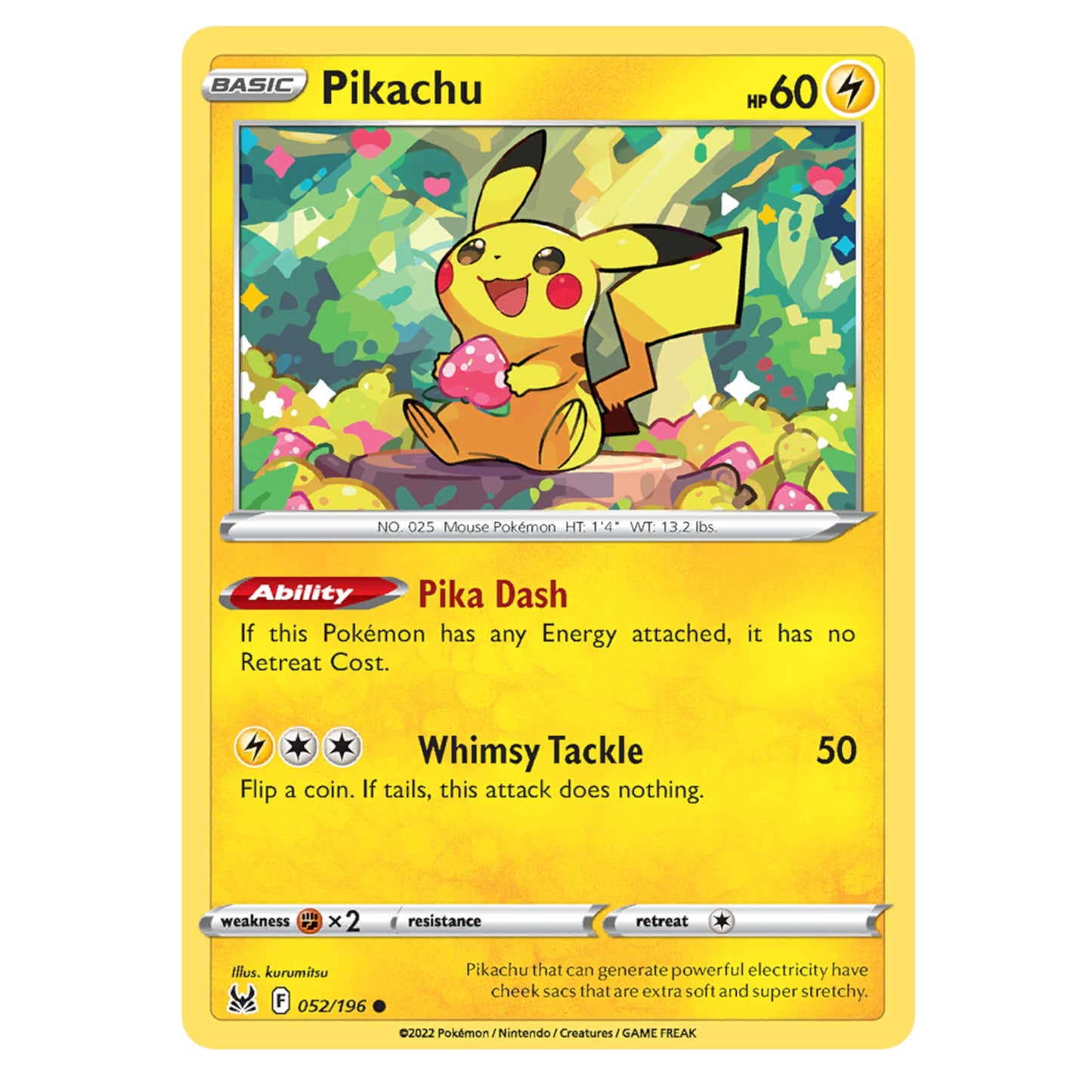 Pokémon Pikachu #052/196