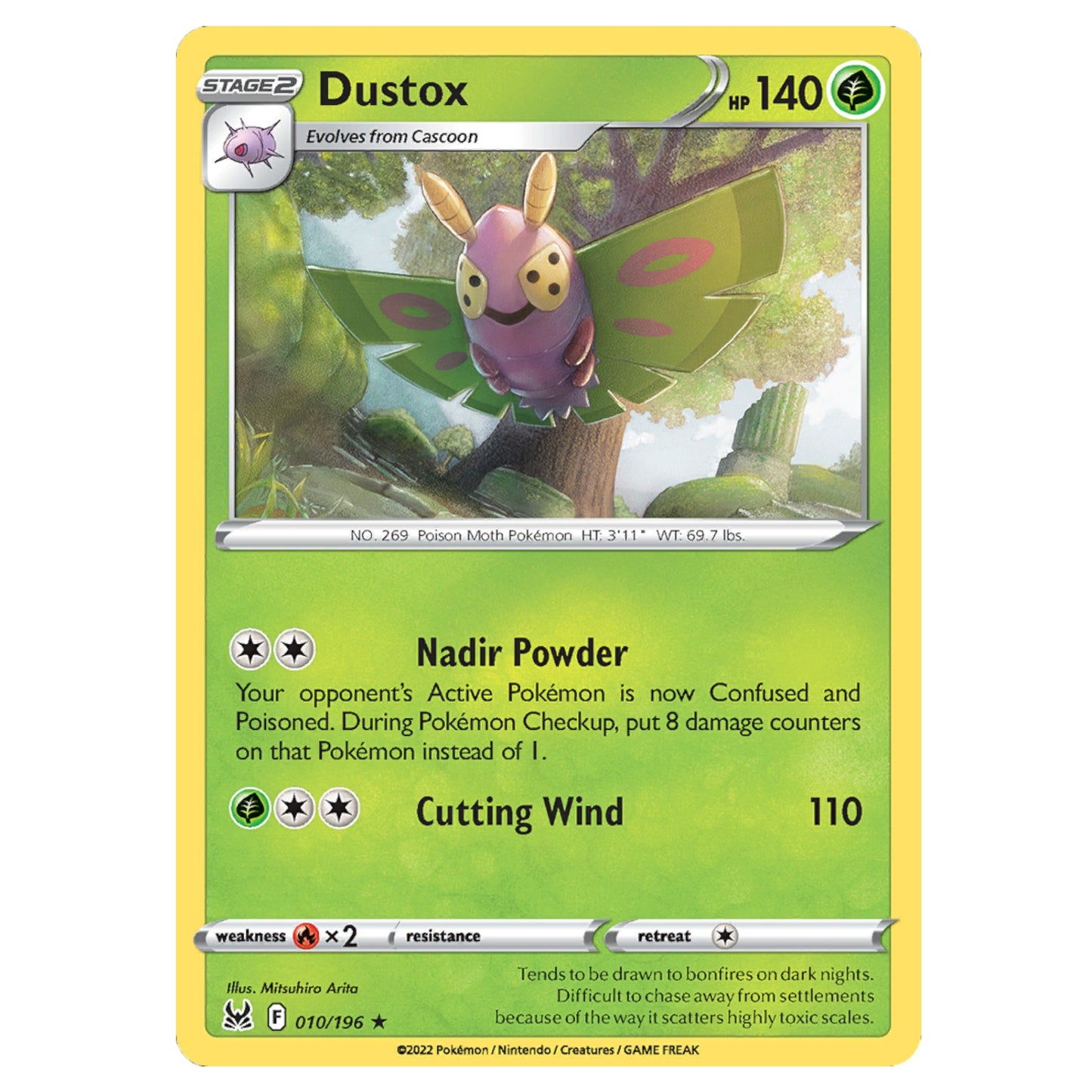 Pokémon Dustox #010/196