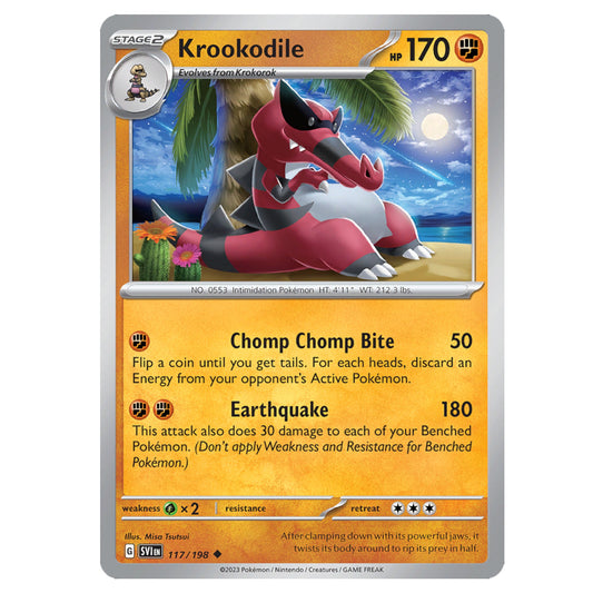 Pokémon Krookodile #117/198