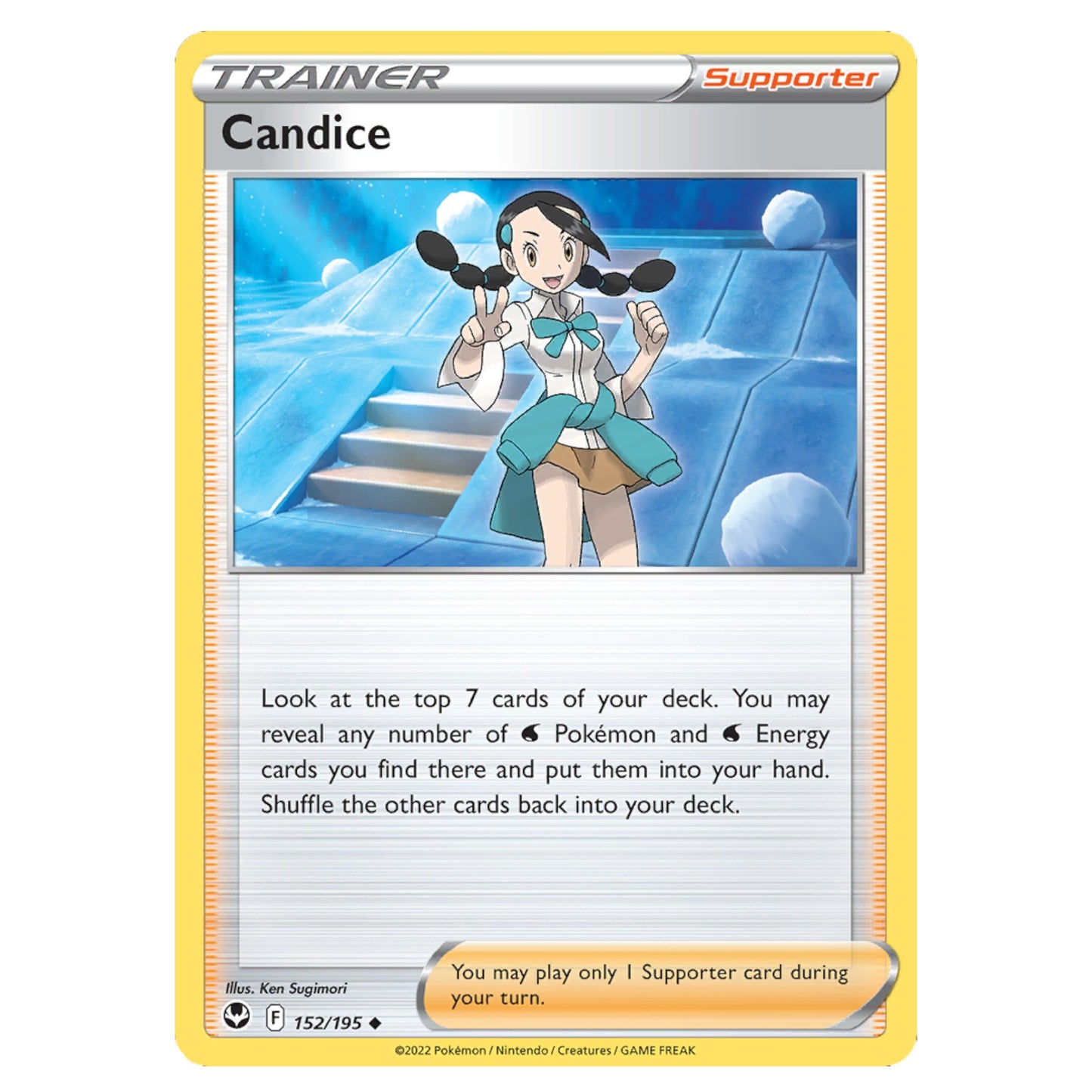 Pokémon Trainer Supporter Candice #152/195