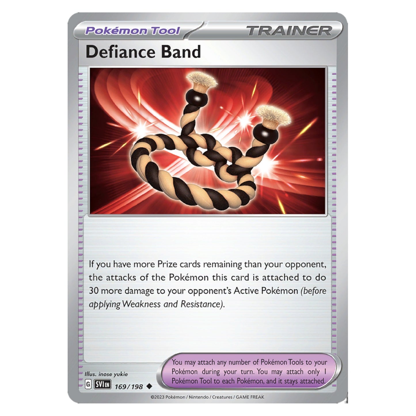 Pokémon Trainer Tool Defiance Band #169/198