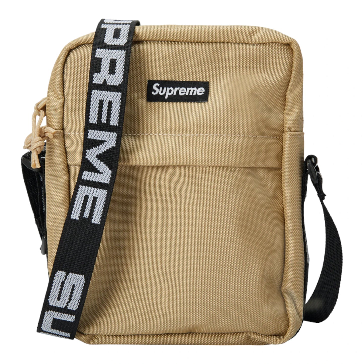 Supreme Leather Shoulder Bag "Black/Red"